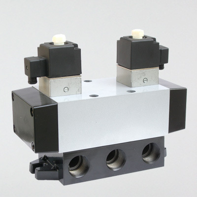 双电控防爆电磁阀K25D2H-32 K25D2H-40 两寸口三位五通气动换向阀