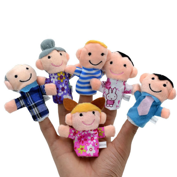 毛绒玩具厂家供应 益智玩具  物美价廉 （一家亲）指偶 手偶玩具