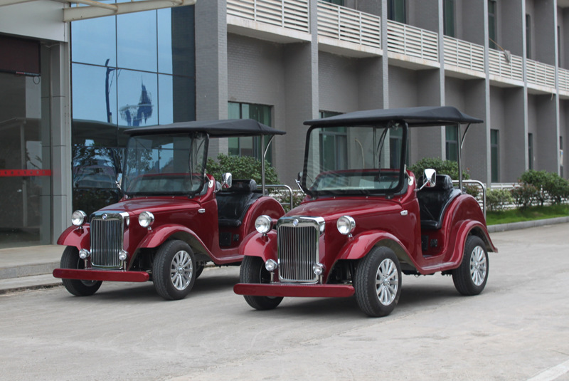 四座电动观光车价格/四轮豪华代步车/电动老爷车四座价格