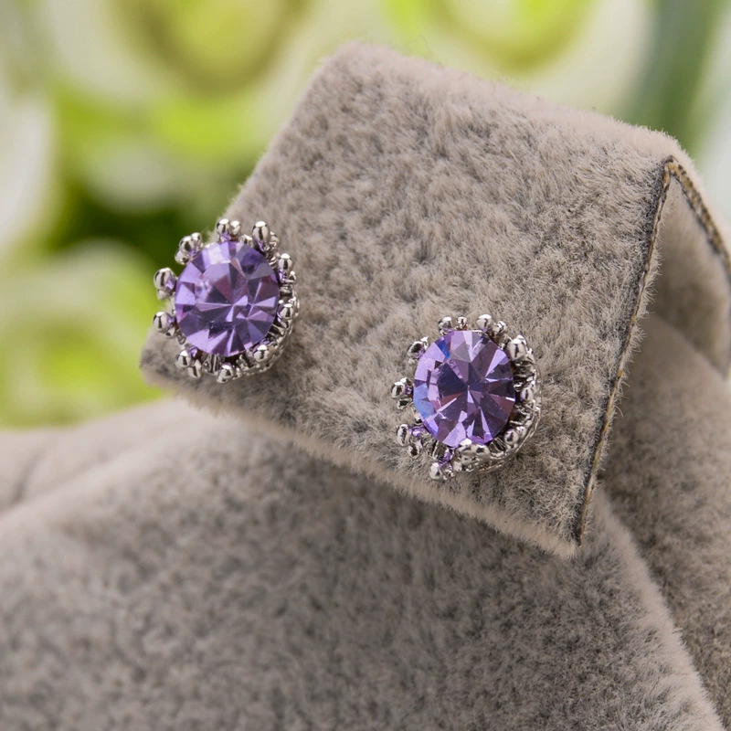 Серьги, аксессуар, гипоаллергенный цирконий, корейский стиль, оптом