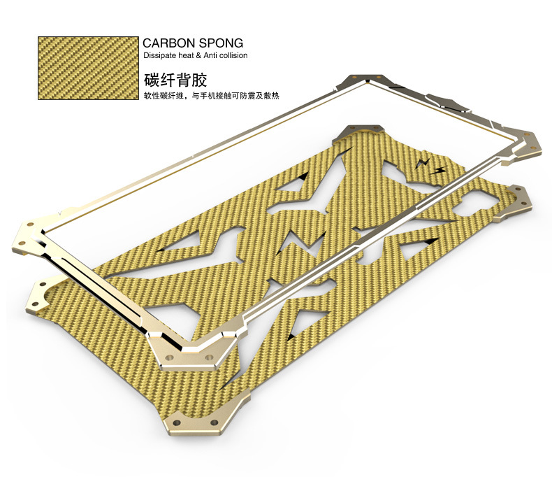 SIMON THOR Aviation Aluminum Alloy Shockproof Armor Metal Case Cover for Sony Xperia Z4 & Z3 & Z2 & Z1