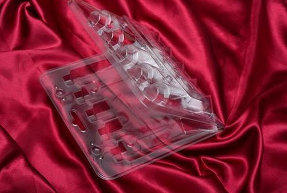 深圳厂家：文具吸塑盒　PVC包装盒　对折吸塑包装 透明塑料盒