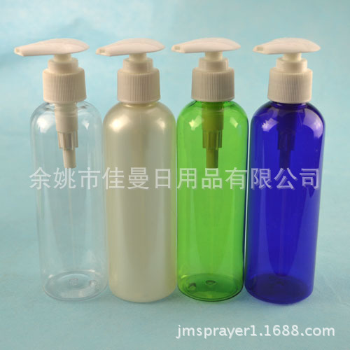厂家直销200mlpet塑料分装瓶  压泵乳液瓶 爽肤水瓶