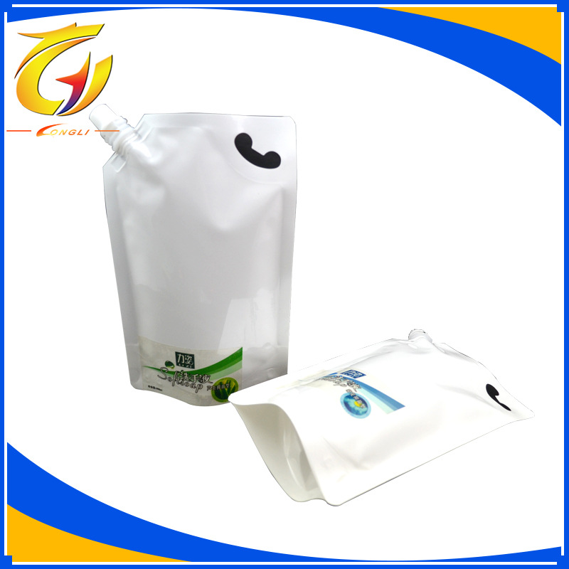 厂家塑料食品袋长方形食品通用包装袋500ml空白洗衣液洗洁吸嘴袋