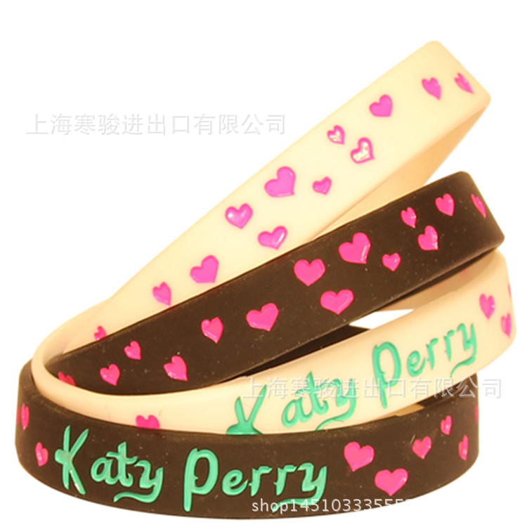 欧美 水果姐 凯蒂·佩里 Katy Perry 硅胶手环