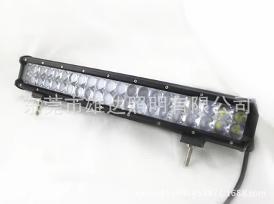 126W 4D work light strip LED gündüz işıqları