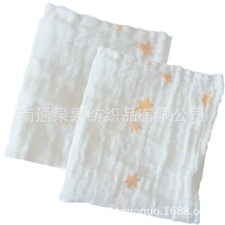 Cotton gauze children's double-layer handkerchief for breastfeeding