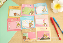 韩国创意小文具可爱便利贴N次贴卡通，便签纸可撕彩色便签本子