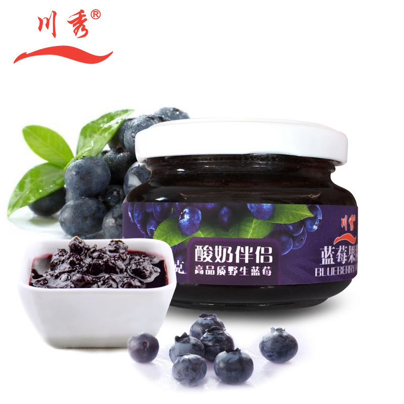 Nakagawa Blueberry Jam 140g/ Bottle Yogurt companion Blueberry Sauce Fruit grain flesh Bread butter cake