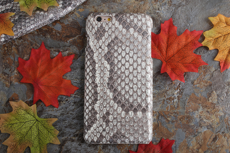 i-idea Handmade Luxury Genuine Real Python Snake Back Skin Leather Case Cove for Apple iPhone 6S Plus/6 Plus & iPhone 6S/6
