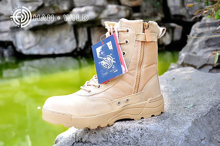 Bottes militaires en cuir - amortissement - Ref 1397345 Image 12