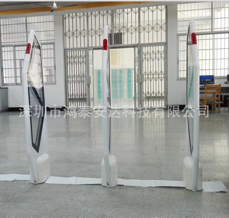 供应鸿泰安EM04D双通道树脂防盗报警器 图书防盗 图书馆防盗门禁