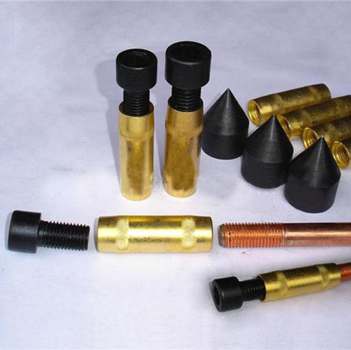 规格MA-TLJQ14.2-25黄铜连接器 铜包钢接地棒连接器 接地连接头