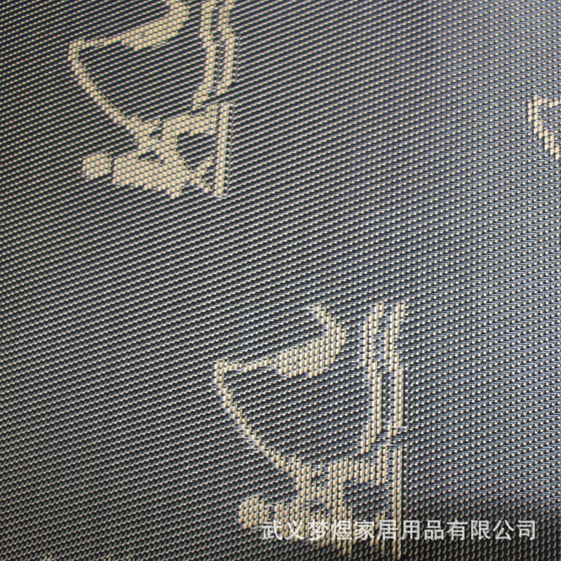 厂家直销pvc+pet混纺 特斯林编织提花网眼布 凉席网布