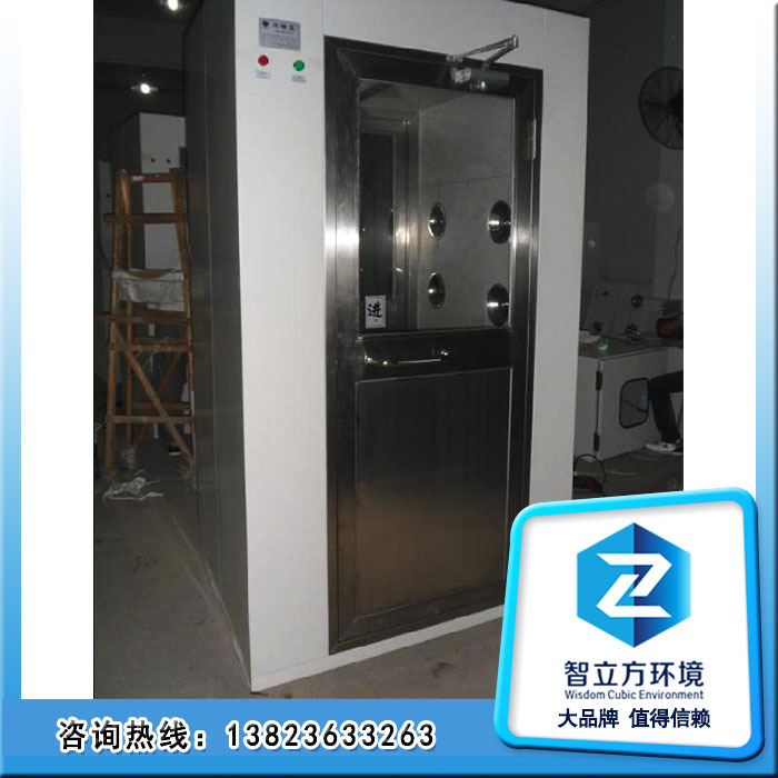 优质全自动风淋室不锈钢材质生产配高转速电机可配PVC自动转帘门