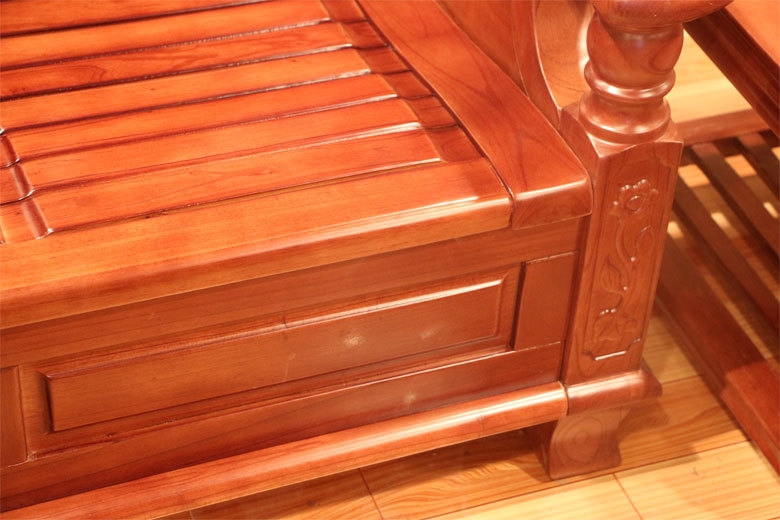 特价实木家具 客厅懒人沙发 三人单人组合沙发 苦楝实木沙发303