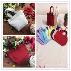 DIY blank sketch lunch bag canvas bag candy rice box bag makeup bag storage bag factory supply