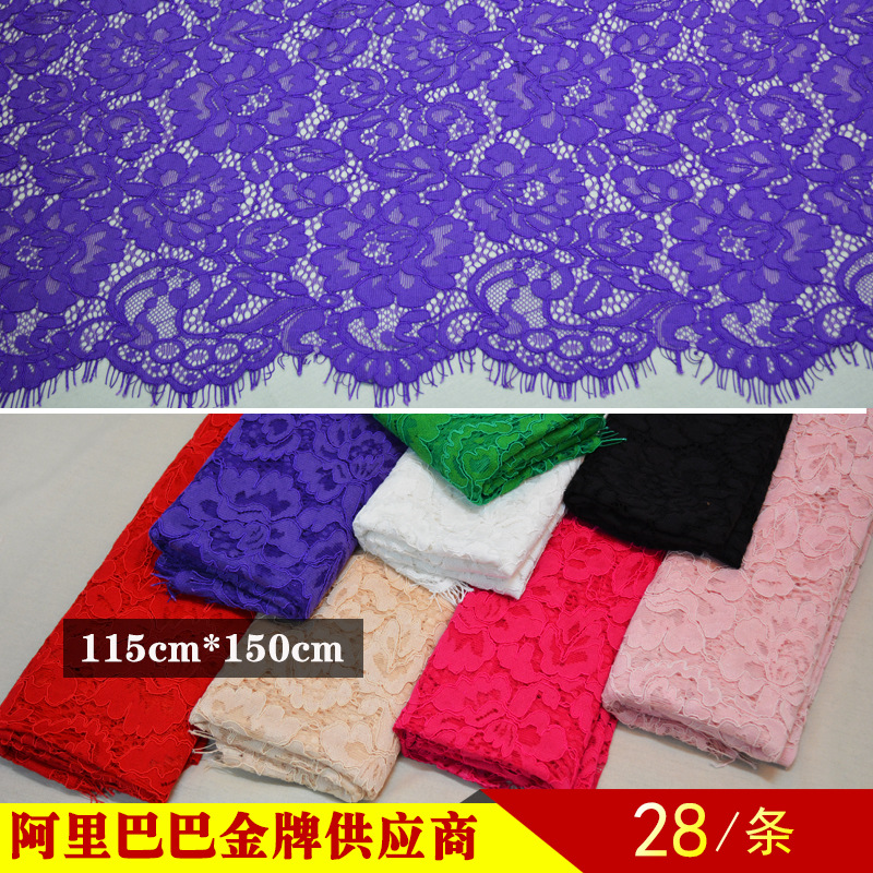 new pattern Ply yarn Lace Fabric eyelash Lace Fabric Lace Lace fabric Positioning flowers Lace Manufactor Direct selling