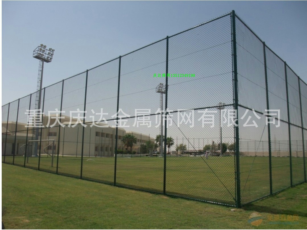 厂家现货供应学校体育球场围网包塑线勾花网重庆筛网护坡包胶网