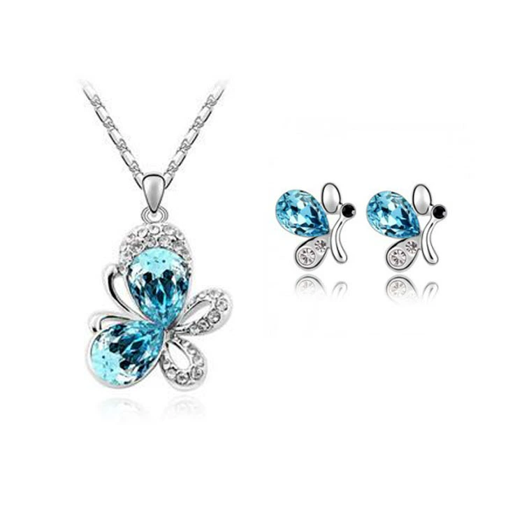 Комплект, украшения, ожерелье, серьги, Aliexpress, корейский стиль
