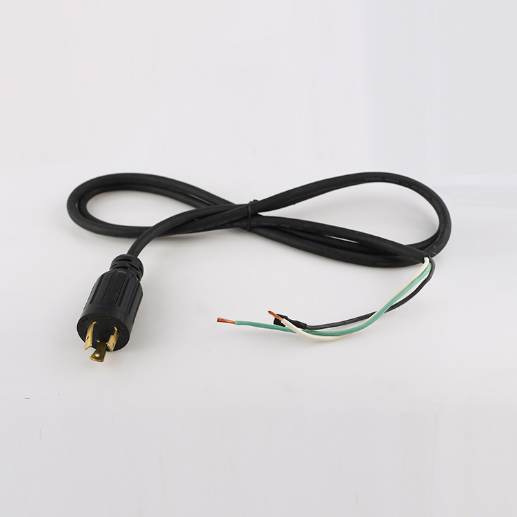 美规三芯插头 PDU插座充电柜机柜专用电源线 美规自锁插头线