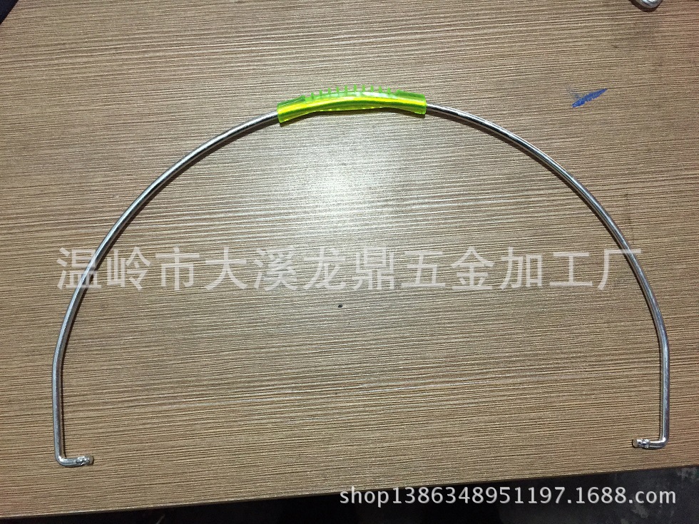 5.0*34开口PVC透明绿色水桶提手、塑料桶桶钩