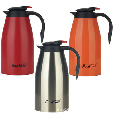 Manufactor Direct selling China Blue Shi Stainless steel vacuum heat preservation Coffee pot major customized Advertising gifts logo Written words