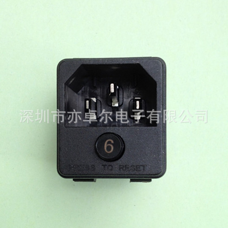 台湾原装正品KUOYUH插座式过载保护器88D-6A系列，过流保护器125V