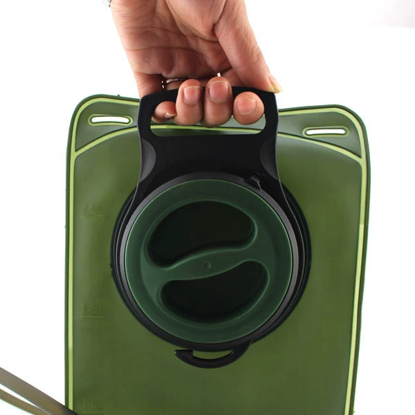 Foldable water container, backpack for water