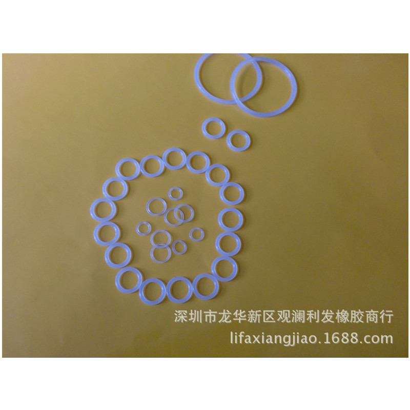 厂家直销 LED灯具配件透明硅胶圈 28*2.5标准件O型密封圈