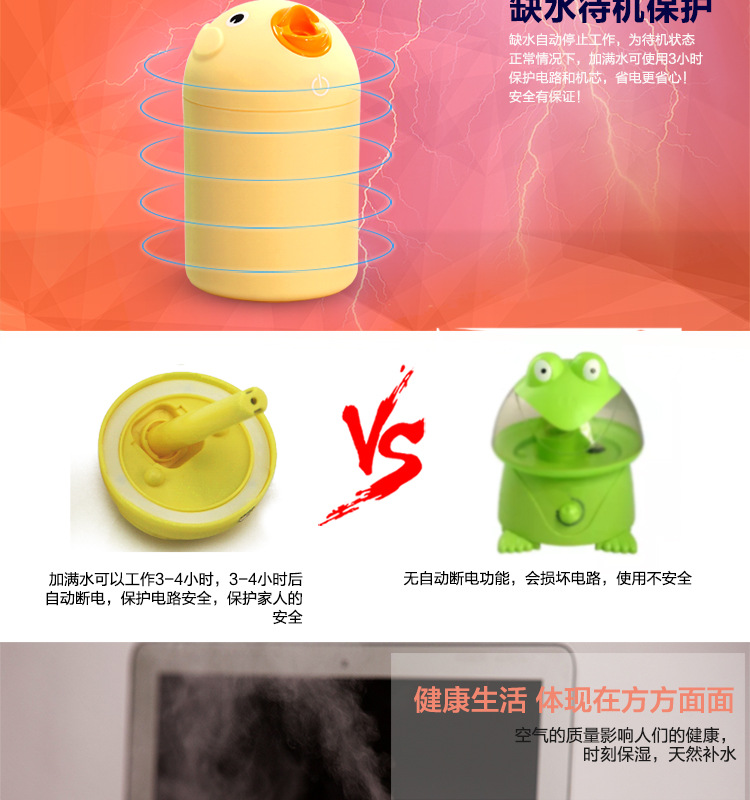 Strength merchant bird humidifier USB Mini desktop humidifier USB vehicle humidifier to support mixed batch15