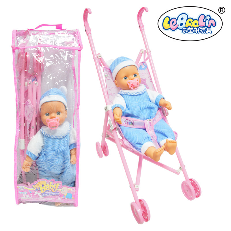 Puzzle infantil en casa carro de mano habla muñeca con tetas AT8659AD