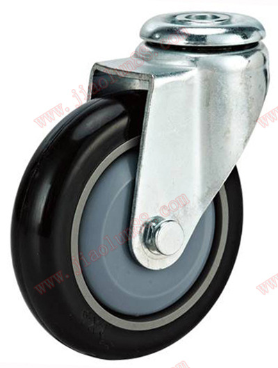 供应超市手推车脚轮|聚氨酯轮|静音购物车脚轮