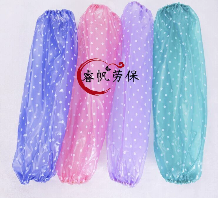 Защитный нарукавник из говяжьего сухожилия ПВХ Нарукавник из хрустальной резины под давлением маслостойкий противообрастающий длинный легкий водонепроницаемый нарукавник для кухни