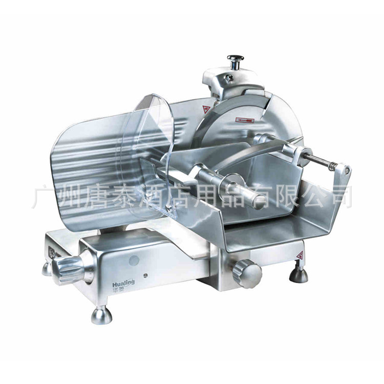 供应 华菱HBS-300C冷鲜肉切片机  12寸 商用半自动羊肉卷切片机