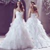 New fashion bride wedding dress strapless wedding palace luxurious diamond