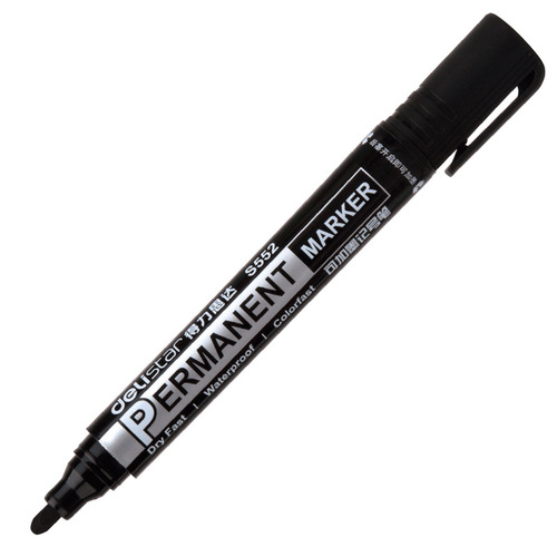 Deli office supplies Deli s552 oil-based pen refillable marker pen CD pen logistics pen wholesale