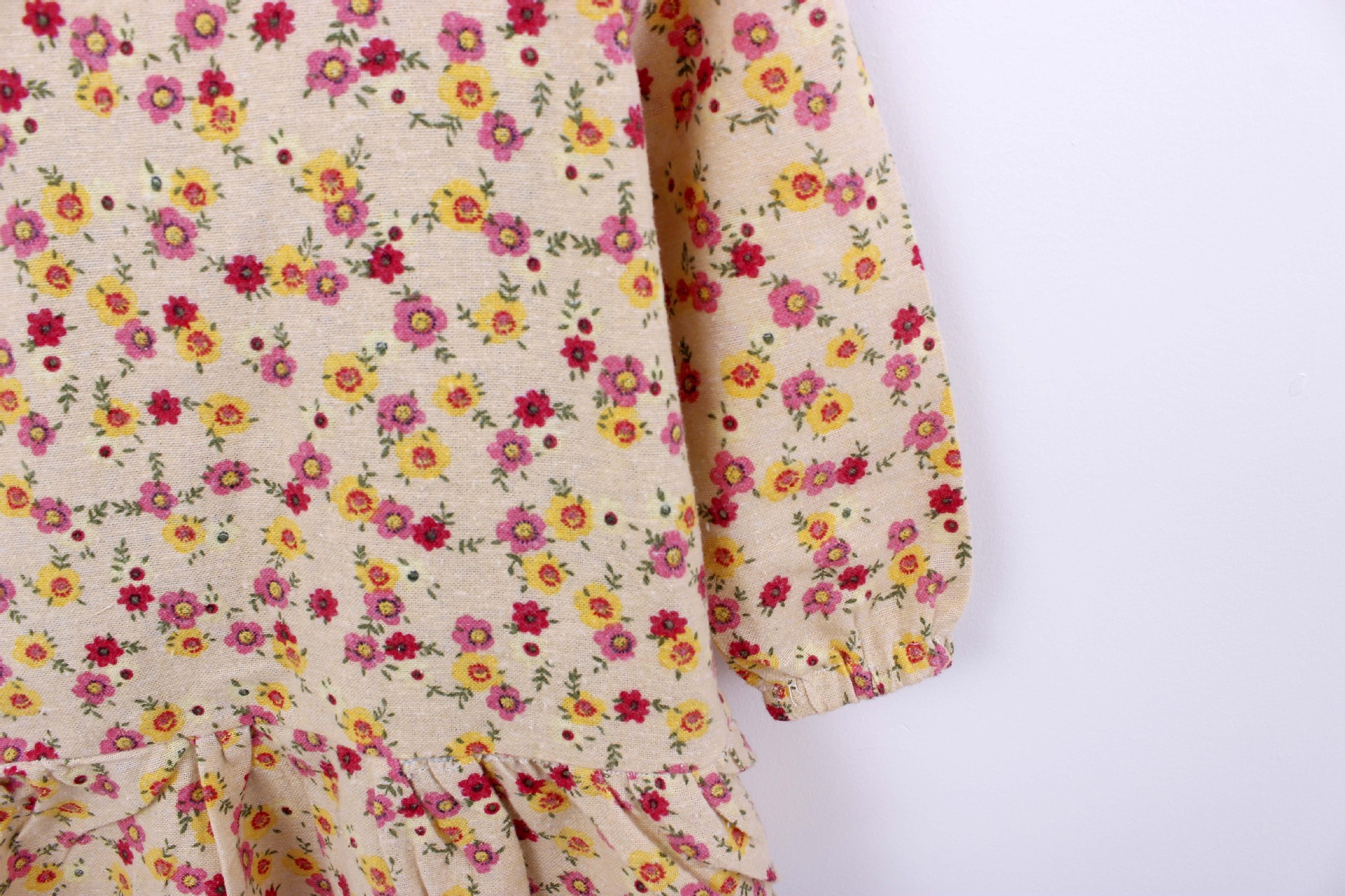 Chemise fille à manche longue en lin - Ref 2087243 Image 16