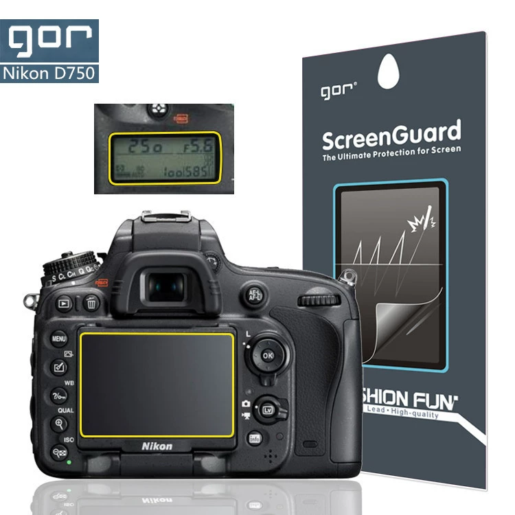 GOR Nikon, совместимая защитная пленка для камеры, защитный экран, D750, D750