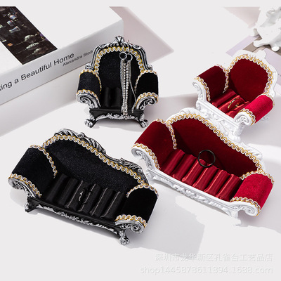Amulets Worship sofa Soldier a doll Swing sets Earrings Ring Ear Studs Storage Jewelry rack resin gift