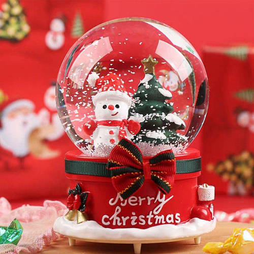 Christmas gift crystal ball music box boyfriend and girlfriend best friend classmate student birthday gift children's hand gift