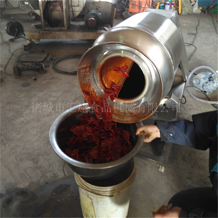 汇康机械销售肉制品快速入味真空滚揉机 鸡腿调理品真空腌制设备