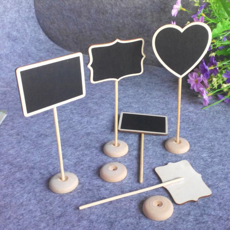 Valentine's Day Decorative Crafts, Independence Day Decorations, Bar Counter Ornaments, Creative Small Blackboards, Home Decoration Mini