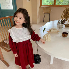 Children's Dress Autumn Style Girls Sweet Princess Dress Kids' Dress 3-8 Years Old Children's Clothing Dropshipping One Piece