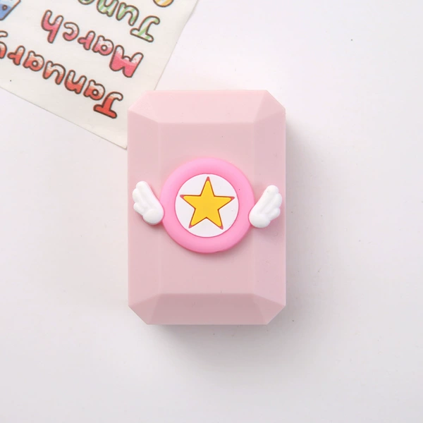 Soft glue model-big wings pentagram star