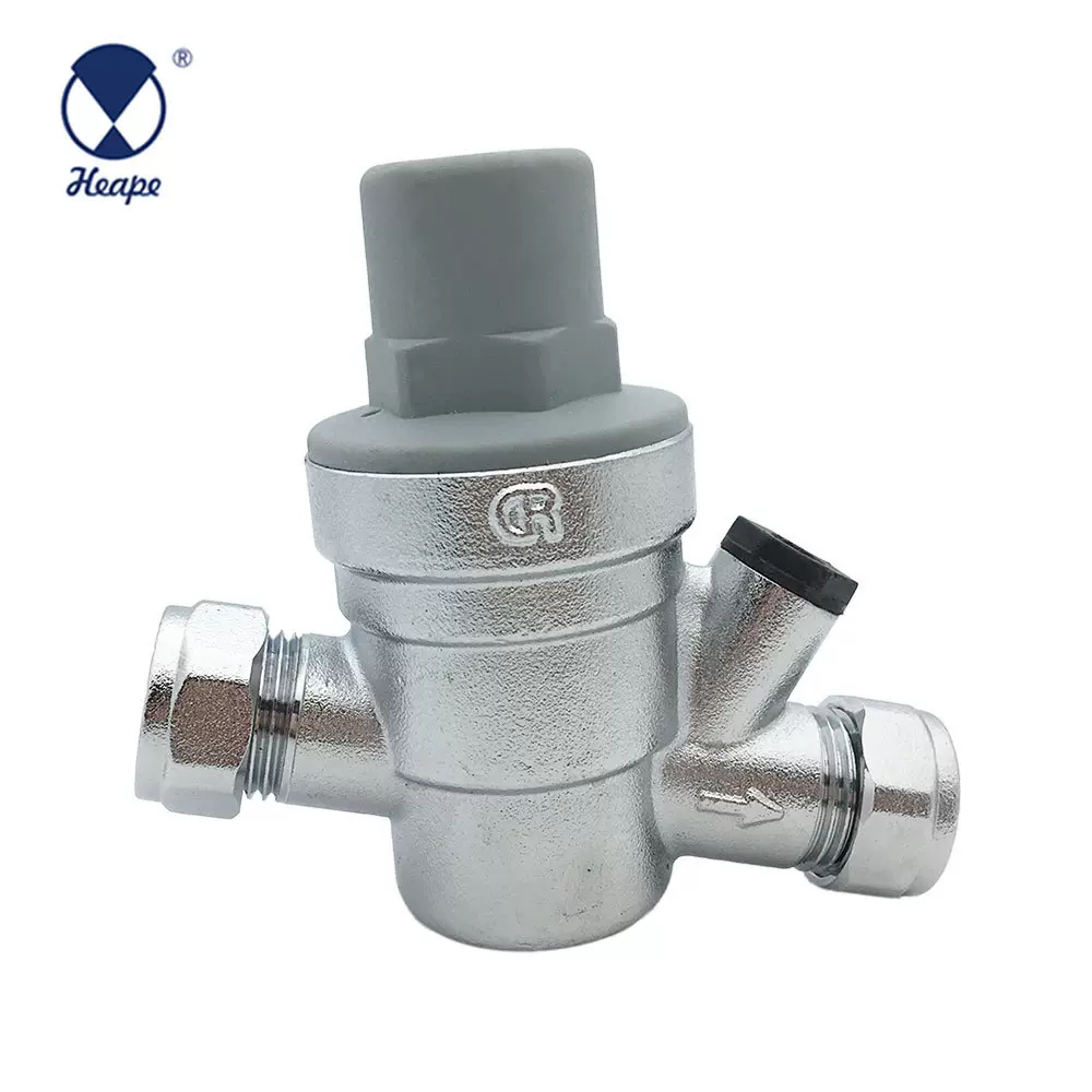 汉普DZR 黄铜减压阀活接15mm 22mm 供水减压出压可调