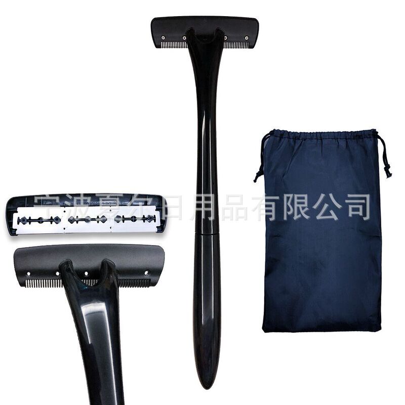 Portable Manual Shaver Back Scraper Double-Sided Blade Body Hair Razor Cross-Border In-Stock Items Starting from 2 Pieces Portable Manual Shaver Back Scraper Double-Sided Blade Body Hair Razor Cross-Border In-Stock Items Starting from 2 Pieces