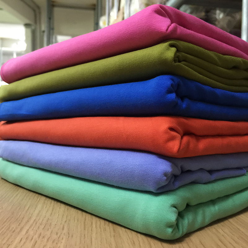 春季针织卫衣布料批发 40s纯棉斜纹卫衣毛圈布 精品外套 童装面料