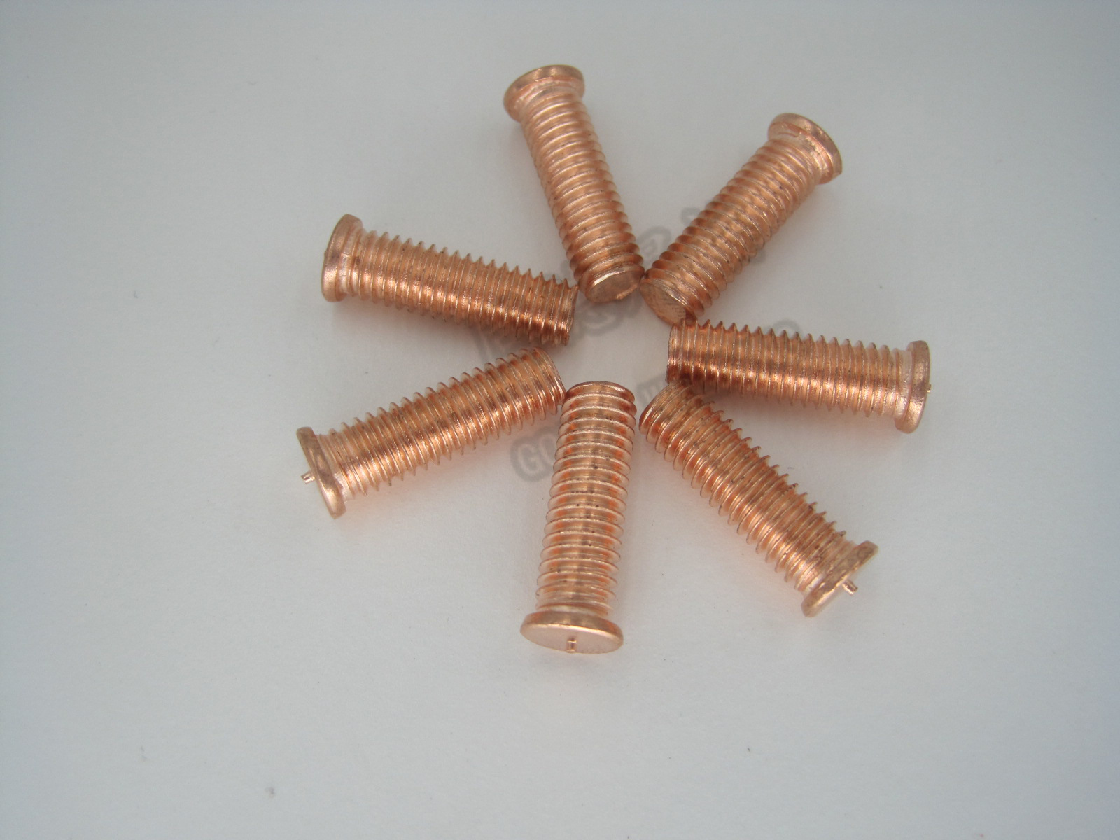铁镀铜PT系列储能外螺纹焊钉 M6系列螺柱焊钉 焊接螺丝 种焊钉-阿里巴巴