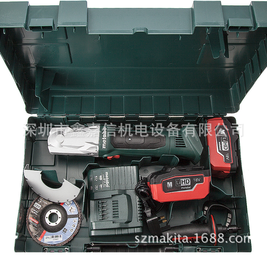 现货 批发 德国 metabo 麦太保 WF18LTX125 Quick 充电平头角磨机